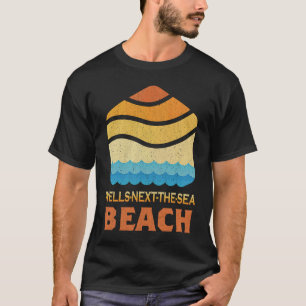 Camiseta Wells junto al Sea Beach Norfolk Retro Waves Gra