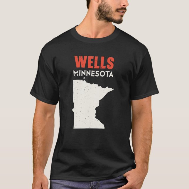 Camiseta Wells Minnesota Estados Unidos de América Viajes M (Anverso)
