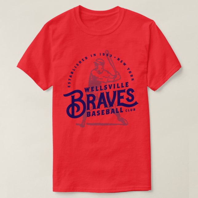 Camiseta Wellsville Braves (Diseño del anverso)