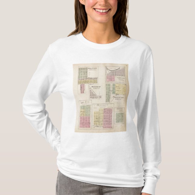 Camiseta Wellsville, Emmerson, Reedsburg, Princeton, Kansas (Anverso)