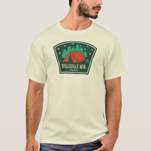 Camiseta Wellsville Mountain Wilderness Utah Campamento