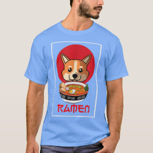 Camiseta Welsh Corgi Cute Kawaii Japanese Ramen Dog Mom1453