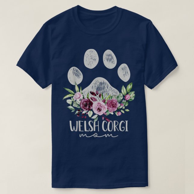 Camiseta Welsh Corgi Dog Mom  (Diseño del anverso)