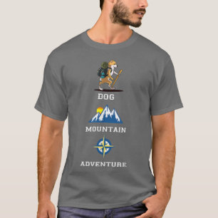 Camiseta Welsh Corgi Dog Mountain Adventure Hiking