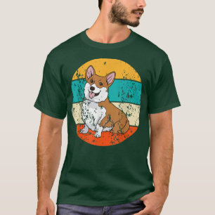 Camiseta Welsh Corgi Pembroke Dogs Vintage Retro T-Shirt
