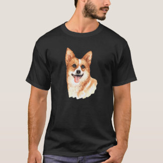 Camiseta Welsh Corgi Short Queen Dog Portrait