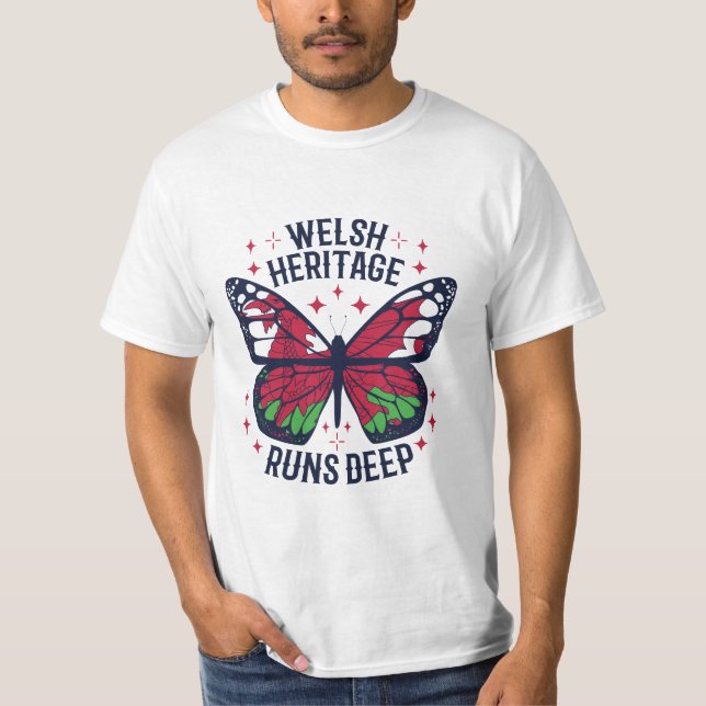 CAMISETA WELSH HERITAGE SE PROFUNDA (Anverso)