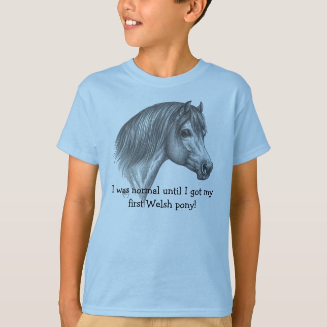 Camiseta Welsh Pony Cob Society of America (Anverso)