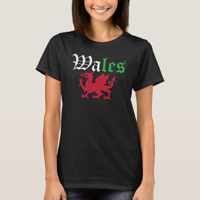 Camiseta Welsh Pride Wales Flag (Anverso)