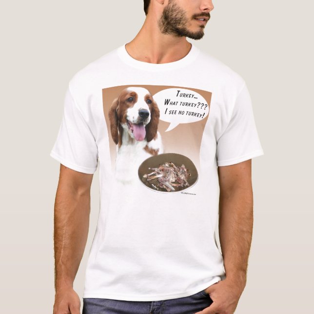 Camiseta Welsh Springer Spaniel Turkey (Anverso)