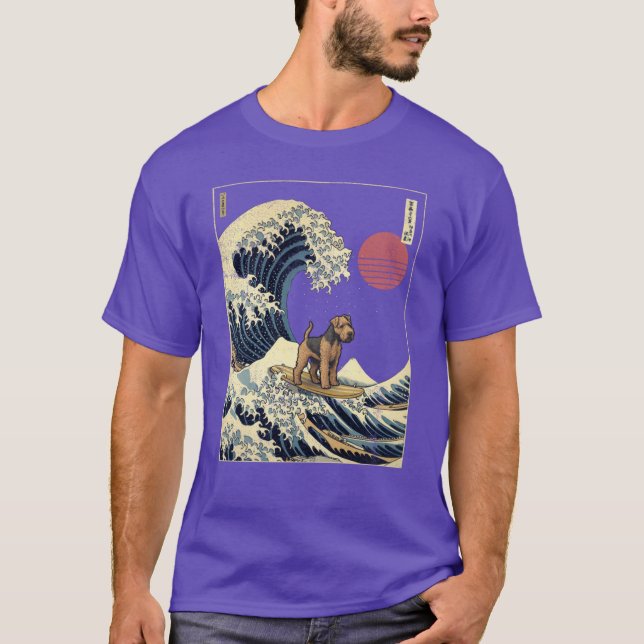 Camiseta Welsherrier Kanagawa Japanese Surfing Wave vintage (Anverso)