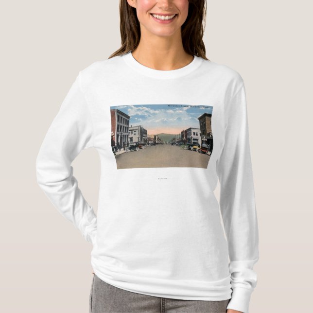 Camiseta Wenatchee, escena de la avenida de (Anverso)