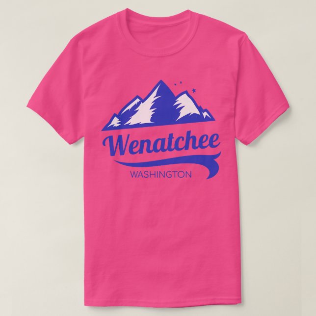 Camiseta Wenatchee Mission Ridge ski Washington 1 (Diseño del anverso)
