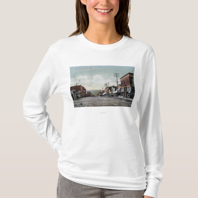 Camiseta Wenatchee, WashingtonView de la calle principal (Anverso)