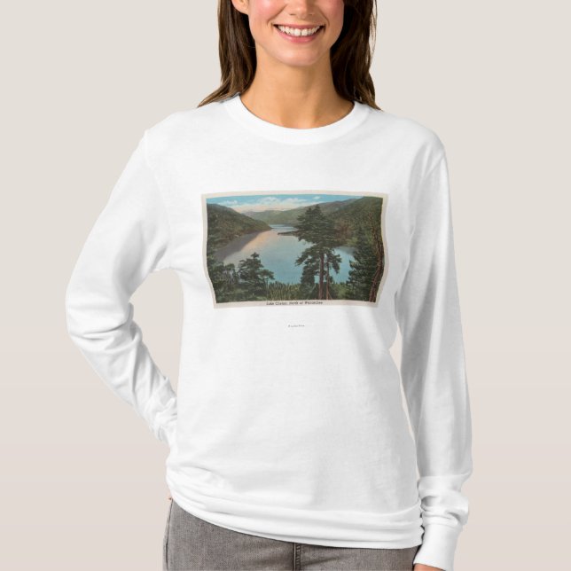 Camiseta Wenatchee, WAView del lago Chelan (Anverso)