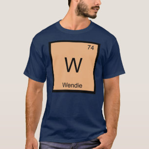 Camiseta Wendie Nombre Química Elemento Tabla Periódica
