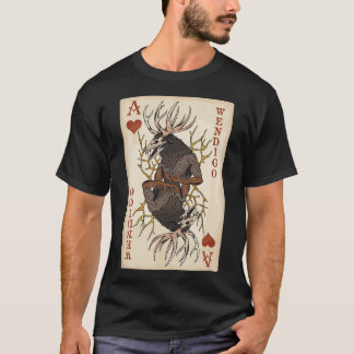 Camiseta Wendigo - Ace Tarot De Tarjeta Criptica Original