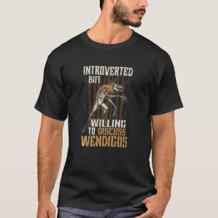 Camiseta Wendigo Cryptid Skyker Folklore Criptozoología