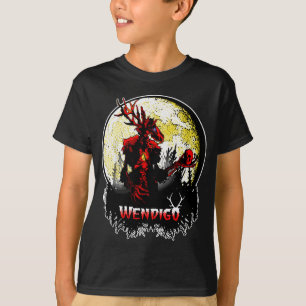 Camiseta Wendigo: Nuevo Monster Skinwalker Criptid Mal Horr