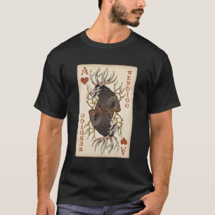 Camiseta Wendigo Original Cryptid Jugando Tarjeta Tarot As