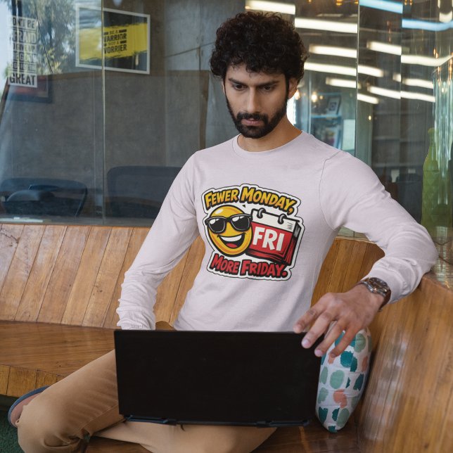 Camiseta Weniger Montag, Mehr Freitag (Subido por el creador)