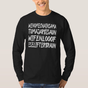 Camiseta Wenomechainsama Dank Meme Viral Cita Trendy Summe