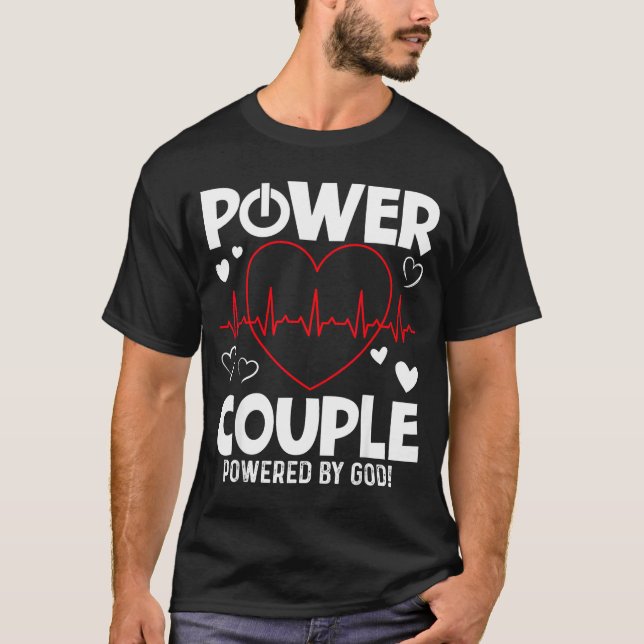 Camiseta Wer Couple Christian Couples Matching Valentines D (Anverso)