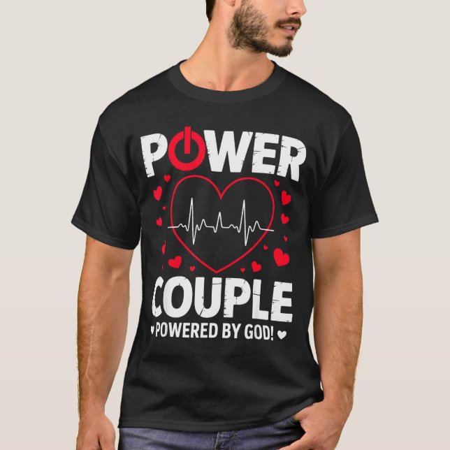 Camiseta Wer Couple Christian Couples Matching Valentines D (Anverso)