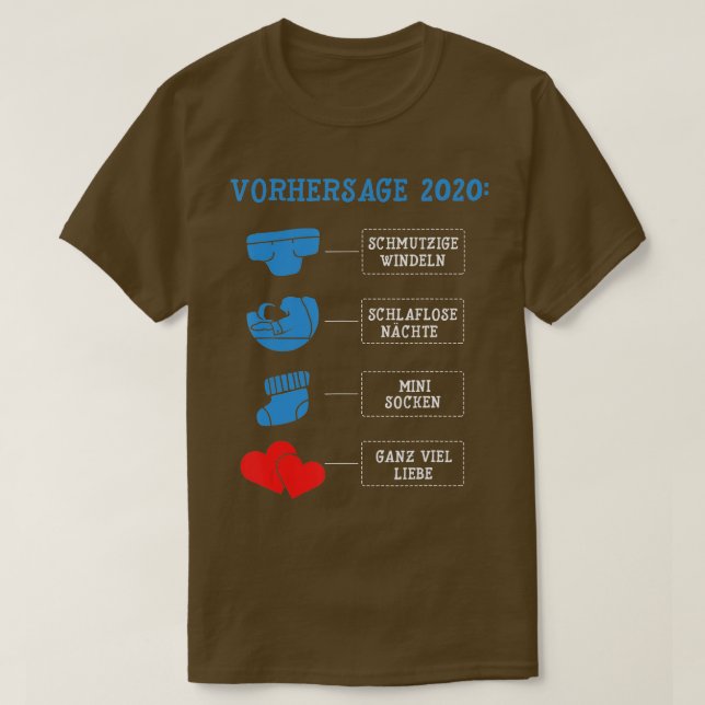 Camiseta Werdender Vater 2023 Regalo del Día del Padre (Diseño del anverso)