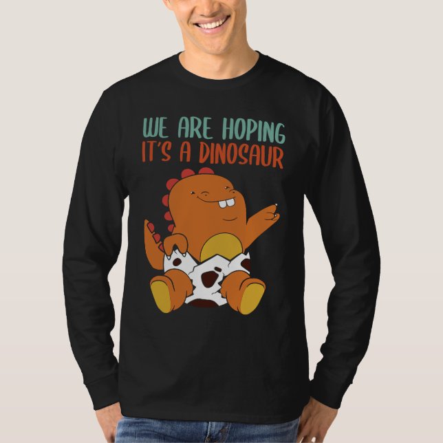Camiseta We're Hoping For A Dinosaur Expectations (Anverso)