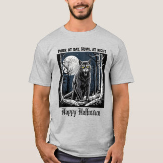 Camiseta Werecat Black Type