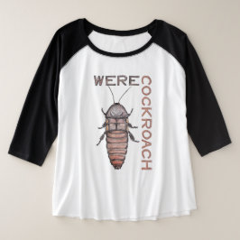 Camiseta Werecockroach Plus Size