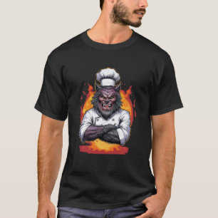 Camiseta Werewolf Chef Halloween Design