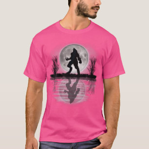 Camiseta Werewolf Debajo De Una Luna Llena De Temor