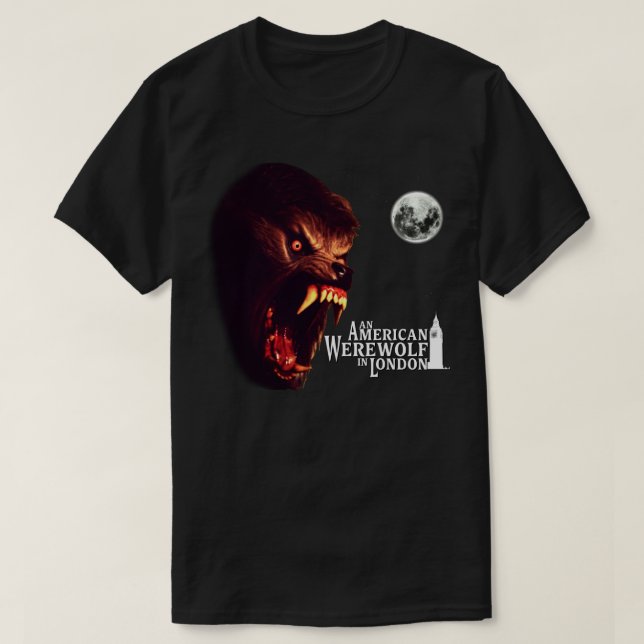 Camiseta Werewolf estadounidense en Londres WEREWOLF 4K Ill (Diseño del anverso)