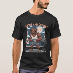Camiseta Werewolf Gym Halloween Shirt