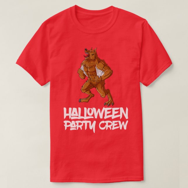 Camiseta Werewolf Halloween Costume de Matanza (Diseño del anverso)