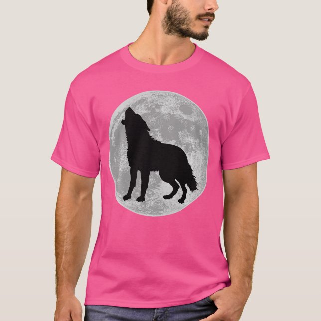 Camiseta Werewolf Halloween Full Moon Scary Wolf Horror Laz (Anverso)
