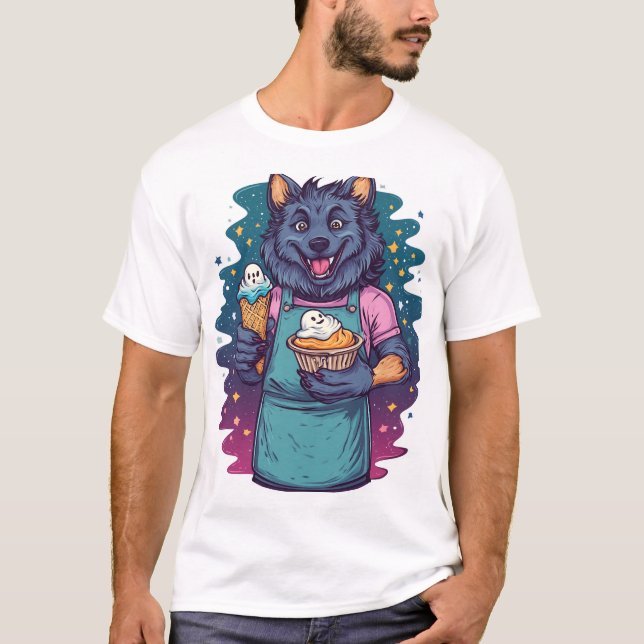 Camiseta Werewolf Ice Cream Stand (Anverso)