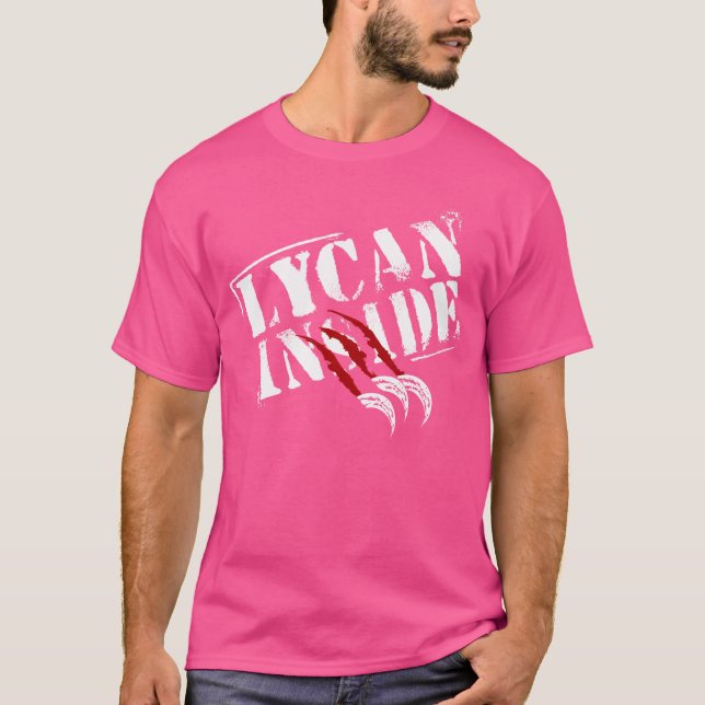 Camiseta Werewolf Lycan dentro de Wolf Beror Lover Sayi (Anverso)