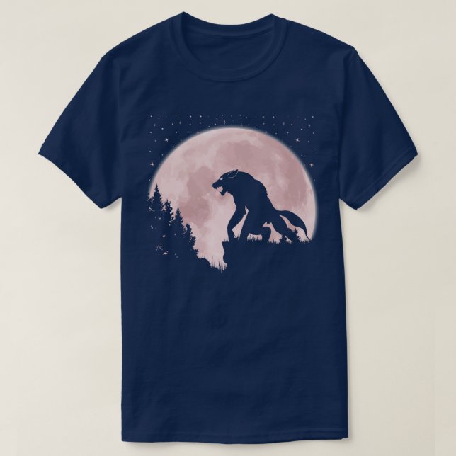 Camiseta Werewolf Moon (Diseño del anverso)