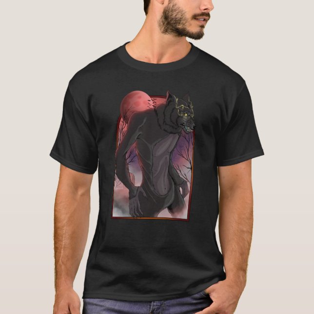 Camiseta Werewolf Mythical Creature Wolfman Cryptid Folklor (Anverso)