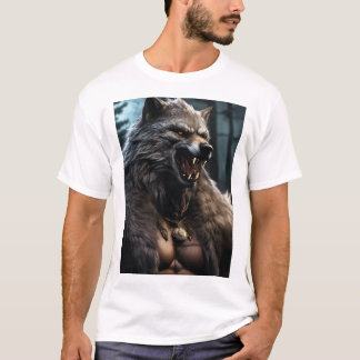 Camiseta Werewolf plateado: Embodiamiento del diseño de cam