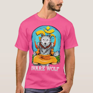 Camiseta Werewolf Pun Halloween advierte de la meditación d