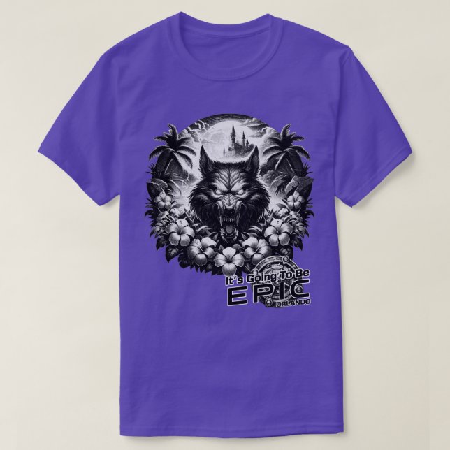 Camiseta Werewolf va a ser Epic Orlando Florida Ellos (Diseño del anverso)