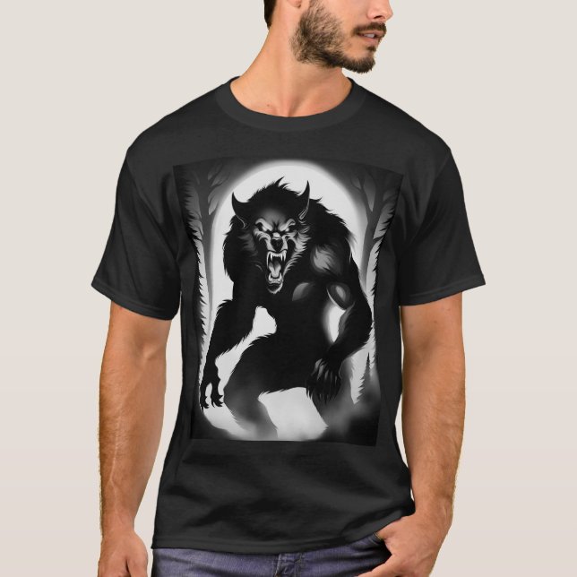 Camiseta Werewolf Woods Gothic (Anverso)