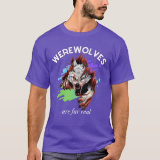 Camiseta Werewolts are Fur Real boy