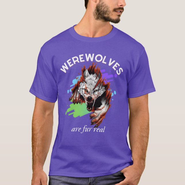 Camiseta Werewolts are Fur Real boy (Anverso)