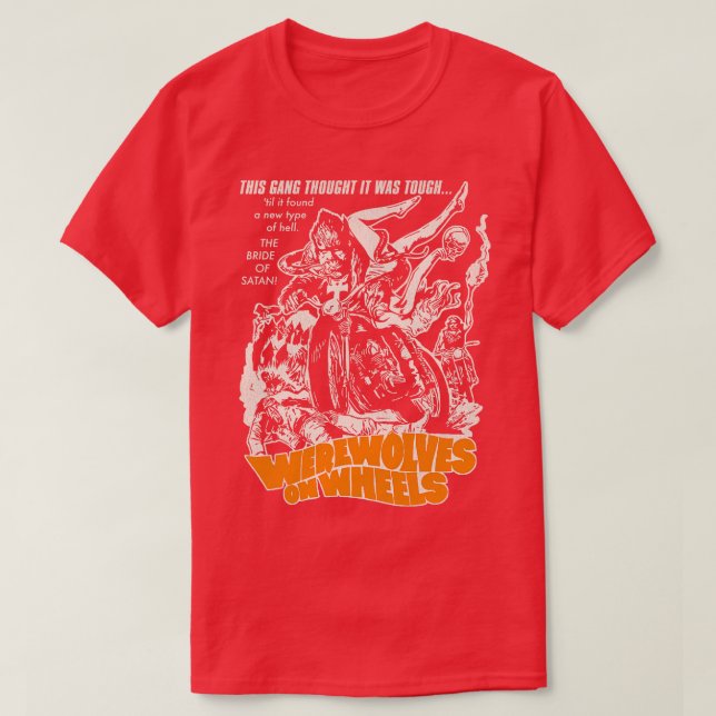 Camiseta Werewolves on Wheels (Diseño del anverso)