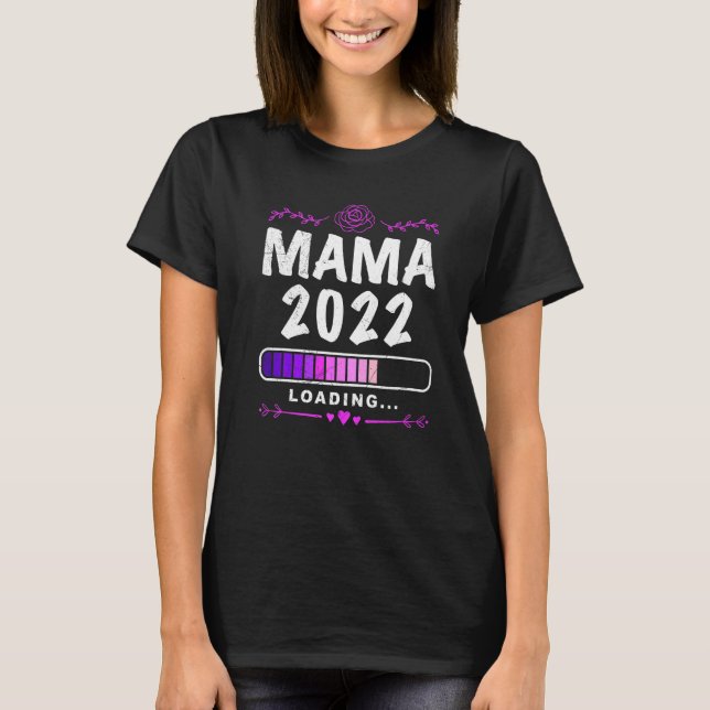 Camiseta Werkende Mama 2022 Embarazada Madre 2022 (Anverso)